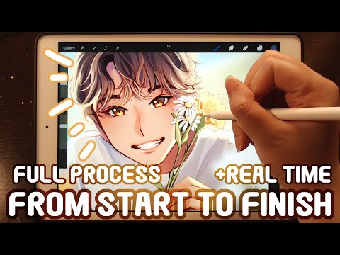 START TO FINISH! | Full Drawing Process + Real Time