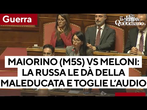 M5s, Maiorino attacca Meloni. La Russa le d&agrave; della maleducata e toglie l'audio