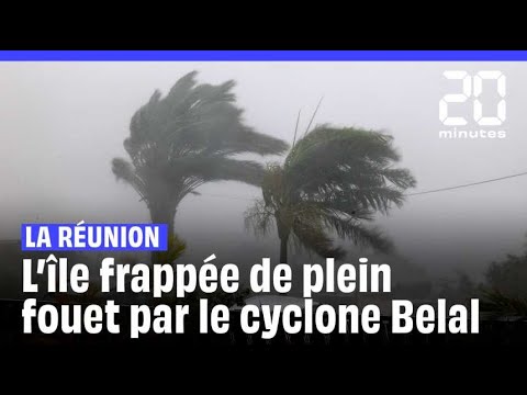 La R&eacute;union : L'oeil du cyclone Belal a frapp&eacute; l'&icirc;le