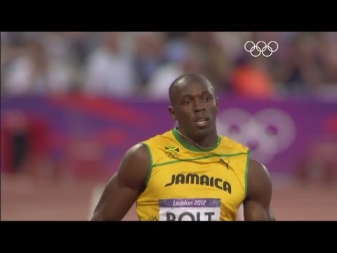 Bolt &amp; Blake Win 200m Semi-Finals - London 2012 Olympics