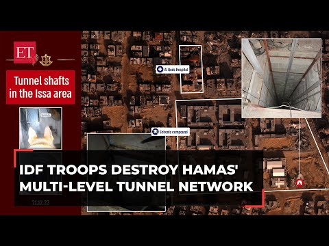 IDF troops destroy Hamas' multi-level tunnel network beneath Gaza City in Issa area