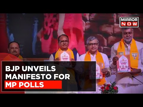 BJP Pledges for a Flourishing Madhya Pradesh, Unviels Monifesto For Upcoming Polls | Top news