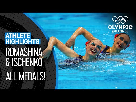 Romashina &amp; Ishchenko 🇷🇺 ALL Artistic Swimming Medal routines | Athlete Highlights