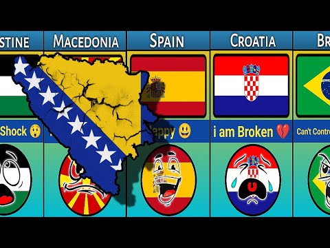 What if Bosnia and Herzegovina 🇧🇦 Died Reaction From Different Countries