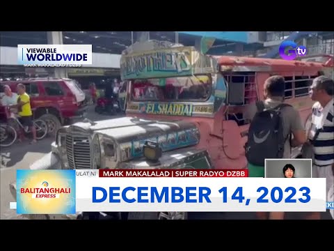 Balitanghali: December 14, 2023