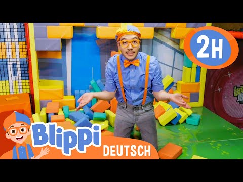 Blippi besucht einen Spielplatz | Blippi Deutsch | Abenteuer und Videos f&uuml;r Kinder