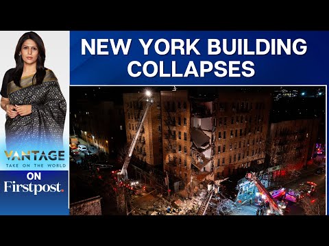 Watch: 7-Storey Residential Building  Partially Collapses in New York | Vantage with Palki Sharma