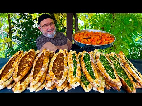 PIDE : Long Turkish Pizza❗️🇹🇷 Easy Village Food Recipe