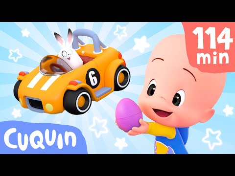 Surprise eggs with cars 🚖! Learn colors and more with Cuquin's educational videos  for baibes