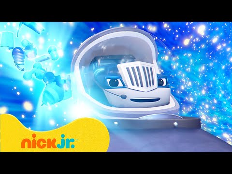 بلايز والشاحنات العملاقة | كراشر يستخدم الاختراعات للغش مع بيكل | Nick Jr. Arabia