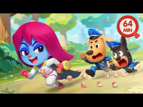 Superpower Candy | Catch Antel | Safety Tips | Cartoons for Kids | Sheriff Labrador