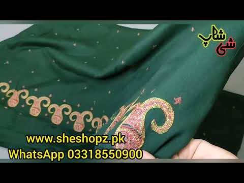 Sasti wali Sale | Pashmina Wool Kashmiri 3pc suit | she shop