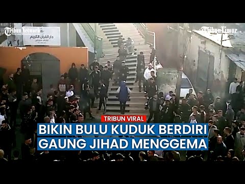 Merinding! Gaung Jihad di Masjid Palestina Menggema saat Tembakan Israel Berdatangan