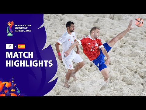 RFU v Spain | FIFA Beach Soccer World Cup 2021 | Match Highlights