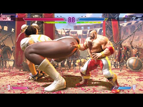 Street Fighter 6 ChunLI vs Zangief Mod Giant Fighters, Big ChunLI # 2