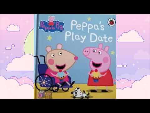 peppa play date, kids english story , peppapig! book