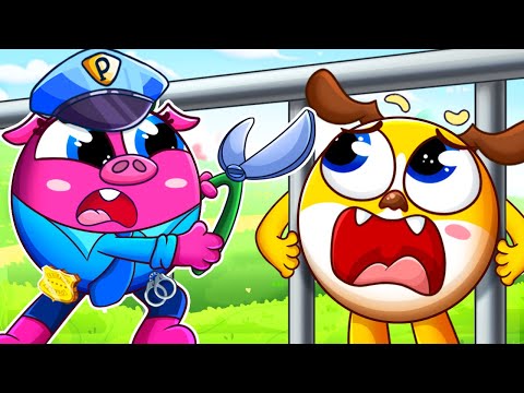 😱 Help, I'm Stuck Song 😭 Police Girl Comes to Rescue 👮| DooDoo &amp; Friends - Kid Songs