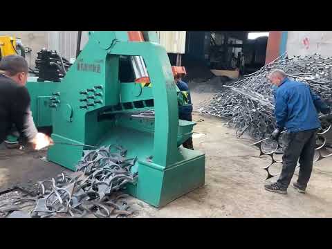 Has a patent scrap metal shears, business development for 18 years