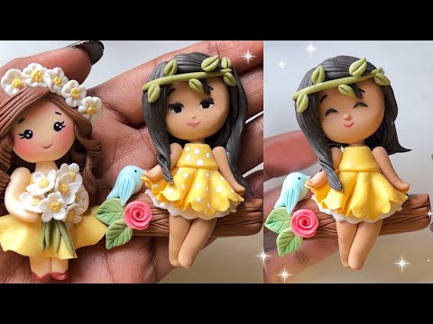 How to make a doll step by step | Doll Tutorial | Cold Porcelain Clay | Clay Craft Ideas