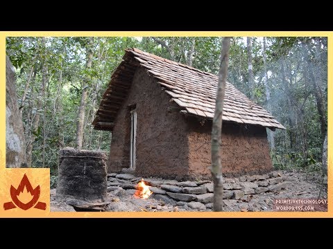 Primitive Technology: Tiled Roof Hut