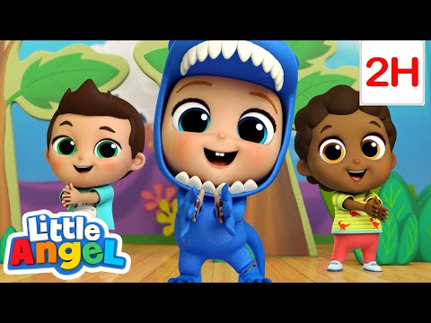 If You're Happy and You Know It | 😄👏 | Dress Up | Little Angel | Compilation | Moonbug Kids