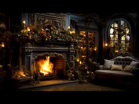 3 HOURS Relaxing Fireplace Sounds - Burning Fireplace Sounds &amp; Crackling Fire Sounds