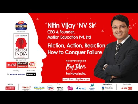 ABP के खास मंच पर Physics by Nitin Vijay (NV Sir) | Ideas of India Summit 2023 | NV Sir