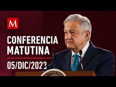 Conferencia matutina de AMLO, 05 de diciembre de 2023