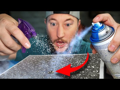 INSANE Spray Paint and Water Trick