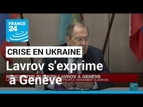 Lavrov affirme que la Russie n'a &quot;jamais&quot; menac&eacute; le &quot;peuple ukrainien&quot; &bull; FRANCE 24