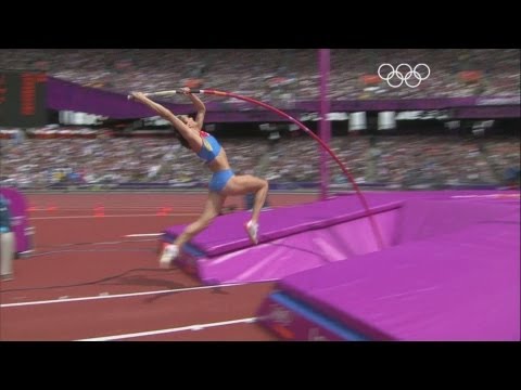 Elena Isinbaeva (RUS) - Pole Vault Qualifiction Highlights - London 2012 Olympics