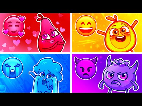 Avocado Controls Feelings And Emotions 😡😂😭 || Best Kids Cartoon by Pit &amp; Penny Stories 🥑✨