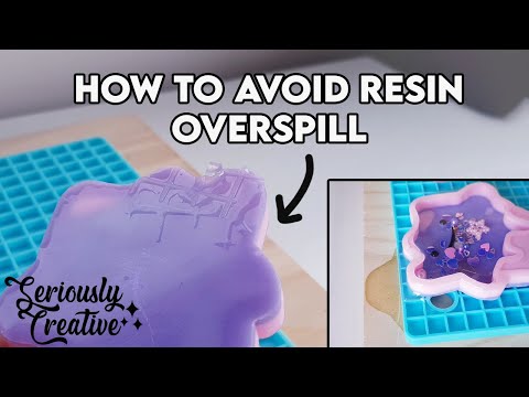 Avoiding Overspill- How to Stop Resin Overspill Ruining Your Pieces! | Seriously Creative