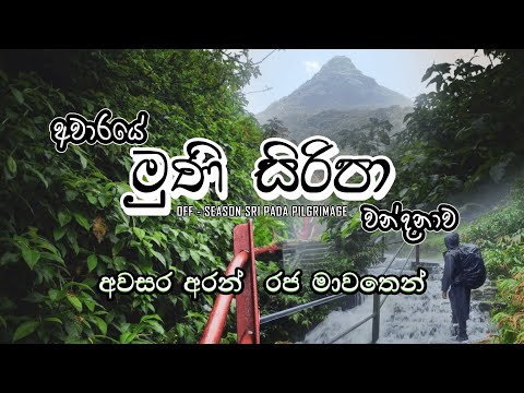 අවාරේ සිරිපා   | Off Seoason Sri Pada Pilgrimage |  කරුණු දැන කරුණා කරමු. 2023 