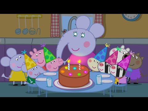 Peppa Celebrates Edmond Elephants Birthday!