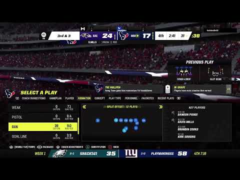 M23 TPL Reboot season1 wk1 Texans vs Ravens