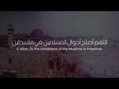 Dua for Palestine ?&amp;bull; فلسطین کے لیے دعا کریں &amp;bull; Imani إيماني