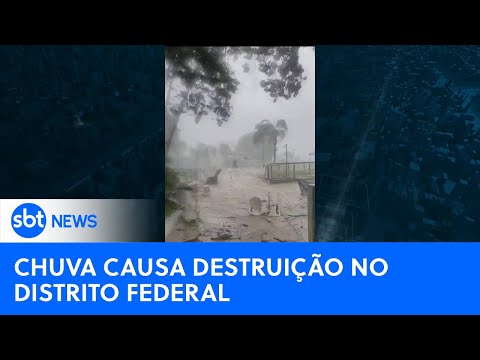 Chuva causa destrui&amp;ccedil;&amp;atilde;o em v&amp;aacute;rios pontos do Distrito Federal| 