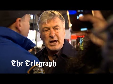 Alec Baldwin shouts &lsquo;shut the f--- up&rsquo; at Palestinian protesters