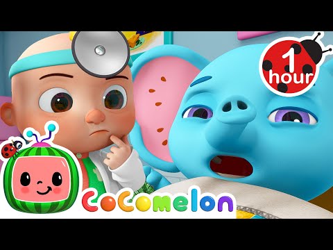 Sick Song (Animal Edition) + More CoComelon Animal Time | Animals for Kids | Nursery Rhymes