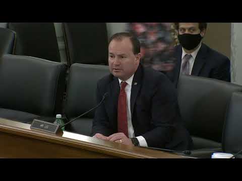 Senator Lee Questions FTC Nominee Lina Khan on Rulemaking, Antitrust Views