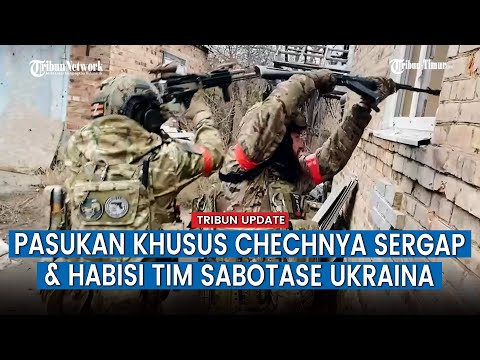 FULL Pertempuran Jarak Dekat, Pasukan Khusus Chechnya Sergap &amp;amp; Habisi Pasukan Penyabot Ukraina