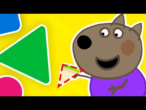 Learn Shapes with Peppa Pig | The Shapes Song | Peppa Pig Nursery Rhymes &amp; Kids Songs