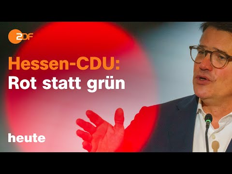 heute 19:00 Uhr 10.11.23: CDU in Hessen f&uuml;r Koalition mit SPD, Bundeswehr, Krieg in Nahost (english)