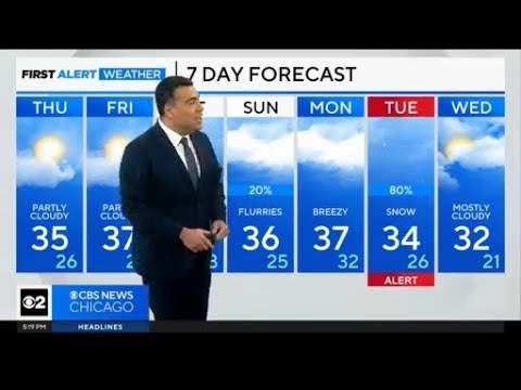 Chicago First Alert Weather: Snow on the way