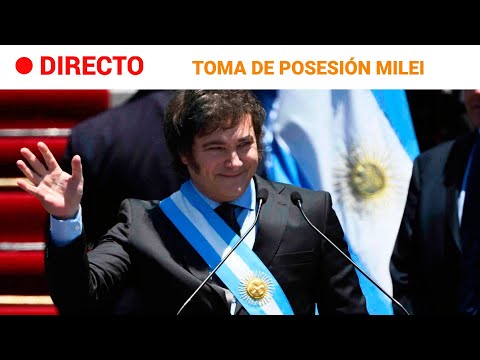 ARGENTINA: TOMA de POSESI&Oacute;N y DISCURSO de JAVIER MILEI como PRESIDENTE | RTVE Noticias