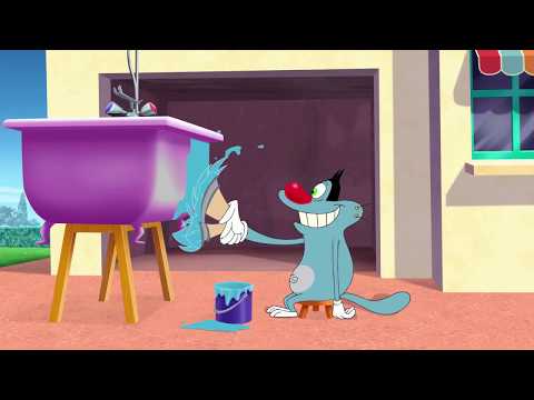 Oggy et les cafards - La course de baignoires 🛁 (S04EP36) | Episodes complets en HD