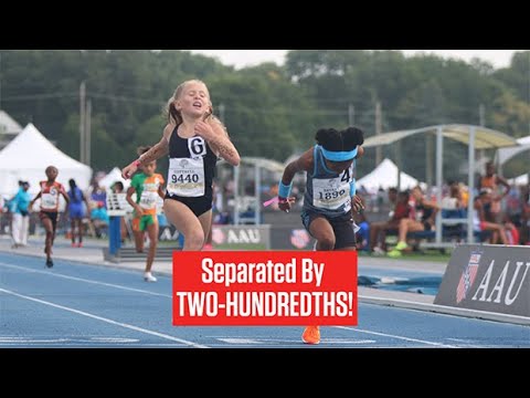 8-Year-Olds Separated by Two-HUNDREDTHS Of A Second In 1,500m Final At AAU Junior Olympics 2023!