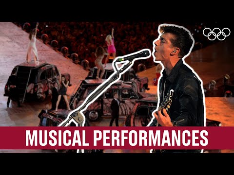 Unforgettable music performances at the Olympics!