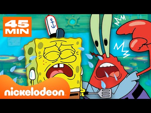 Bob Esponja | Cada vez que han DESPEDIDO a Bob Esponja del Crust&aacute;ceo Cascarudo 🔥| Nickelodeon